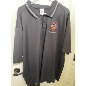 Mens Adidas climalite Golf Shirt Sz 3XL Black good condition